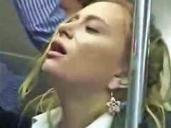 H2porn Video - Cute Blond Business Woman Fingered To Orgasmus On Public Bus